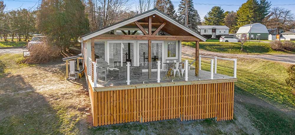 porch on colchester home